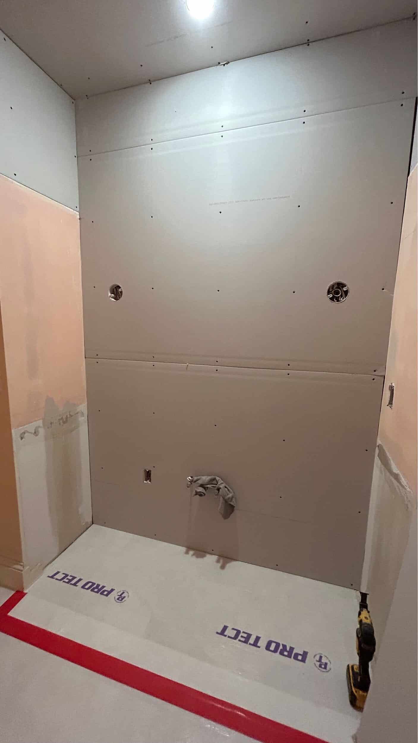 drywall repair by handyman team in prairie village