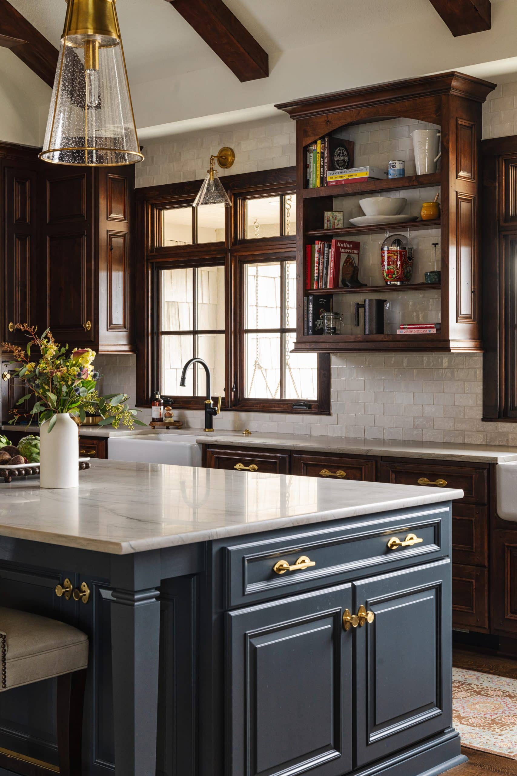 dark kitchen cabinetry in modern transitional KC kitchen remodel dark kitchen cabinetry in modern transitional KC kitchen remodel