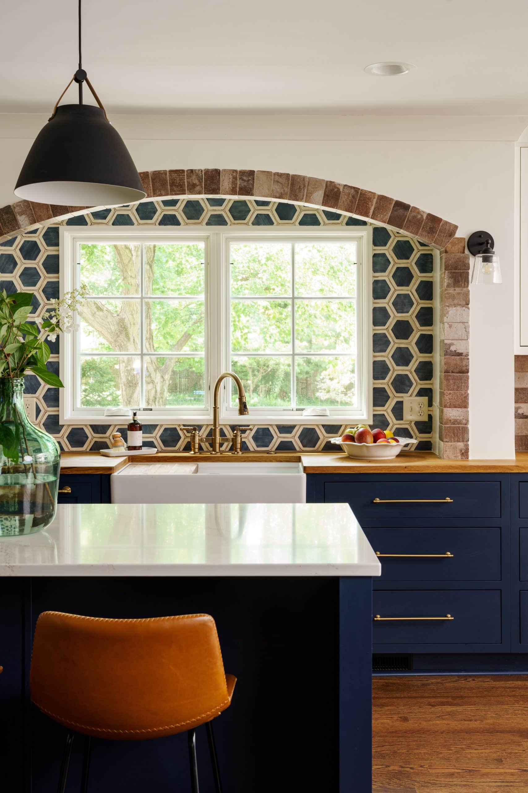 navy cabinets in modern kitchen remodel navy cabinets in modern kitchen remodel