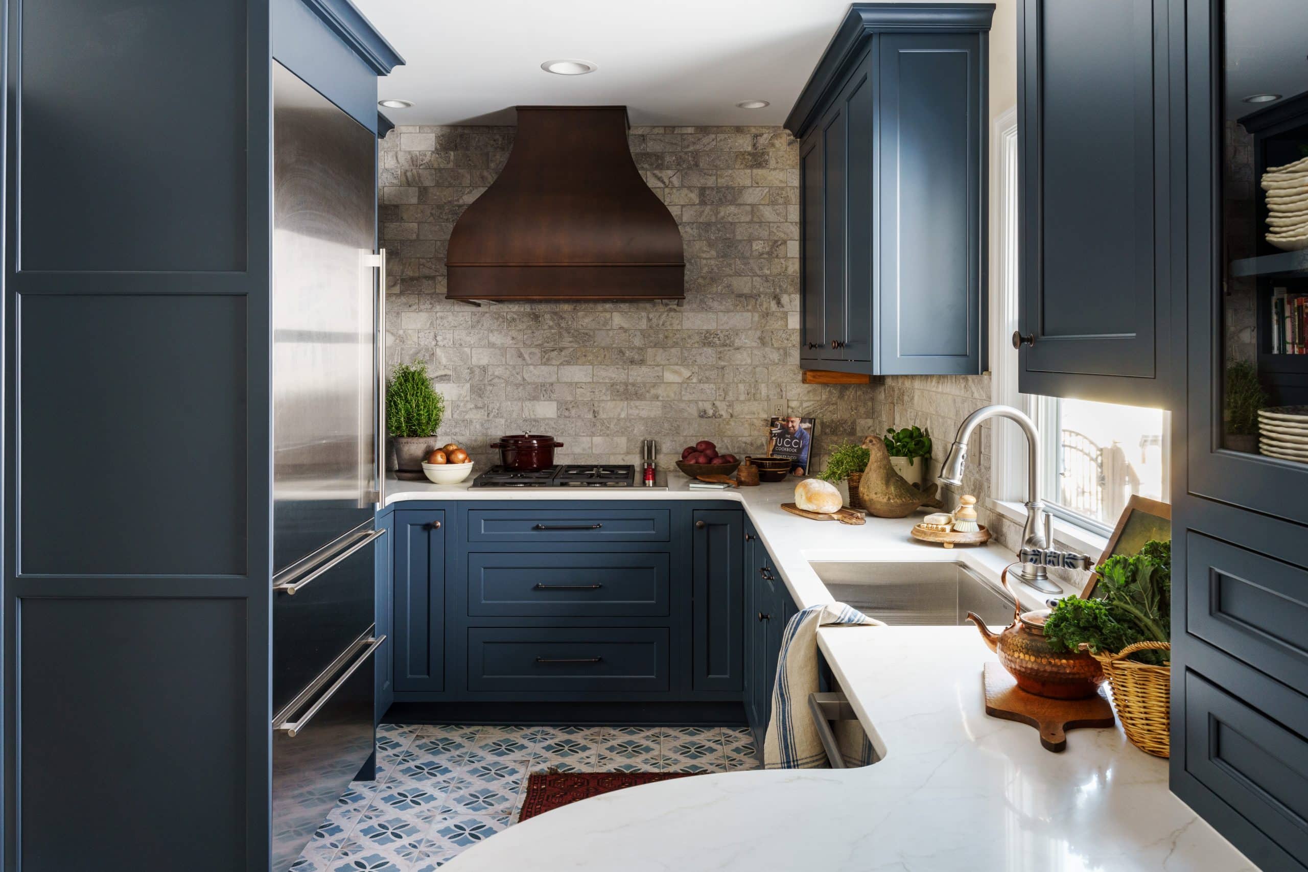 fairyway KS kitchen remodel featuring a charming vintage european countryside vibe 