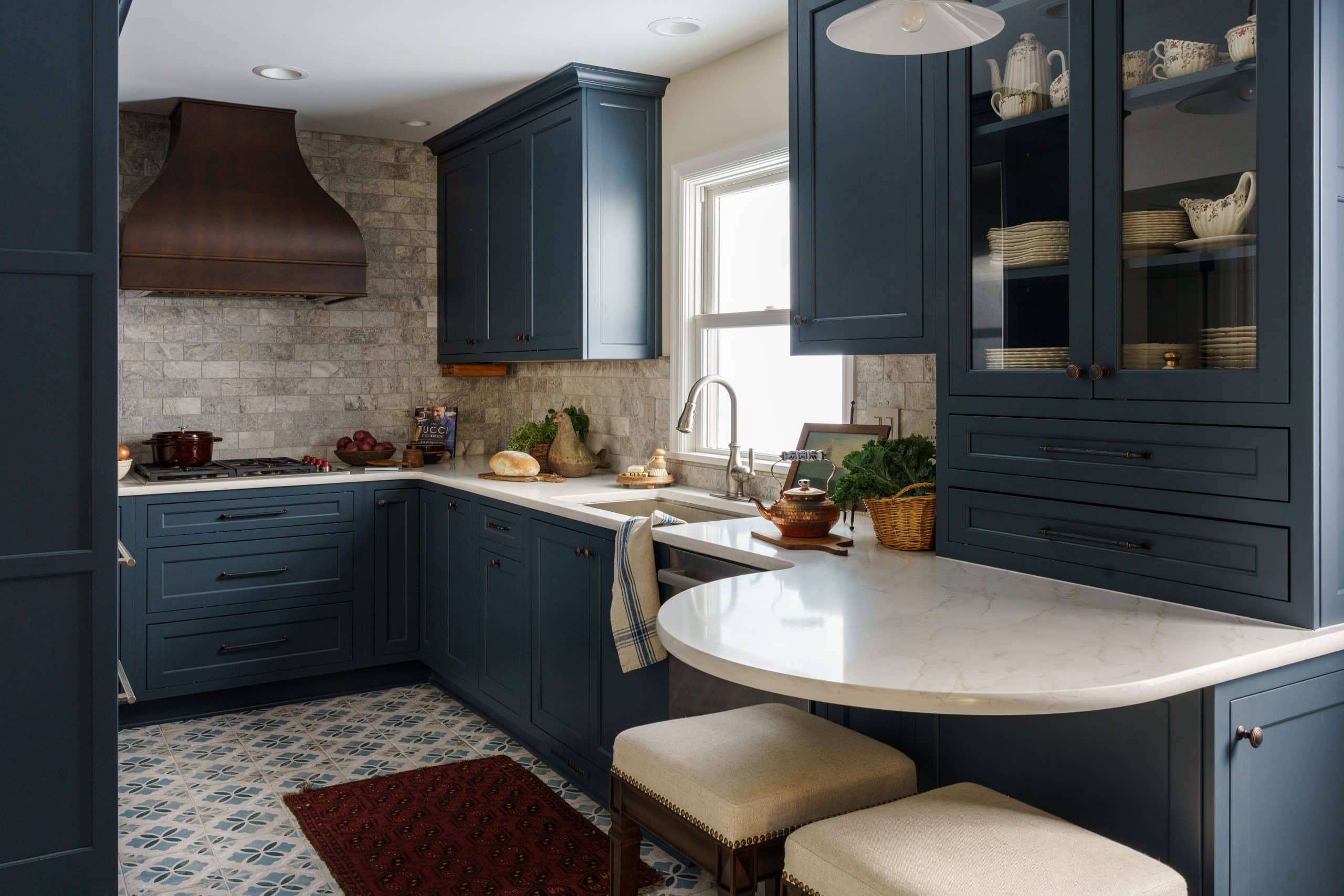 fairyway KS kitchen remodel featuring a charming vintage european countryside vibe 