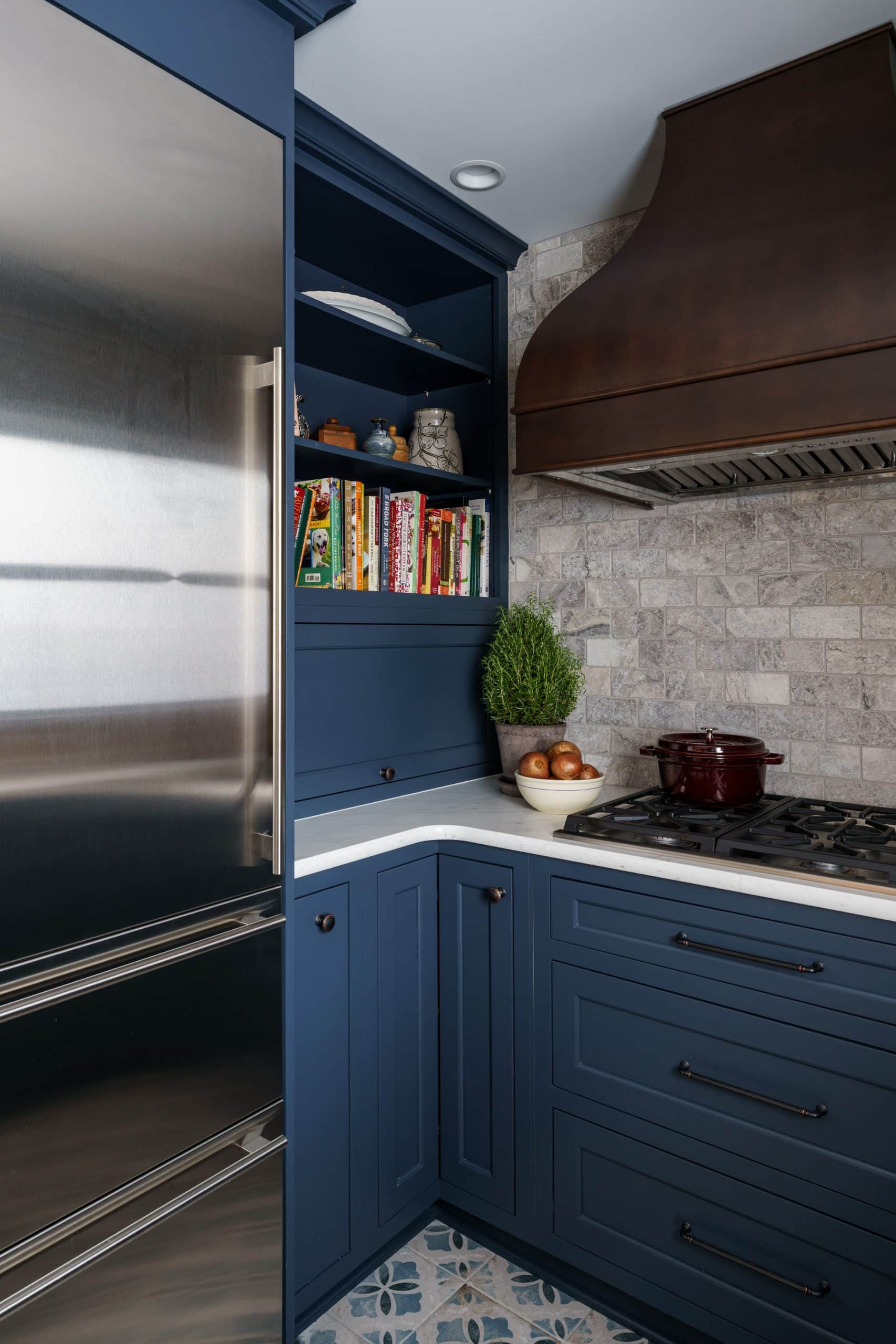 Fairway KS kitchen remodel with vintage charm and french design elements