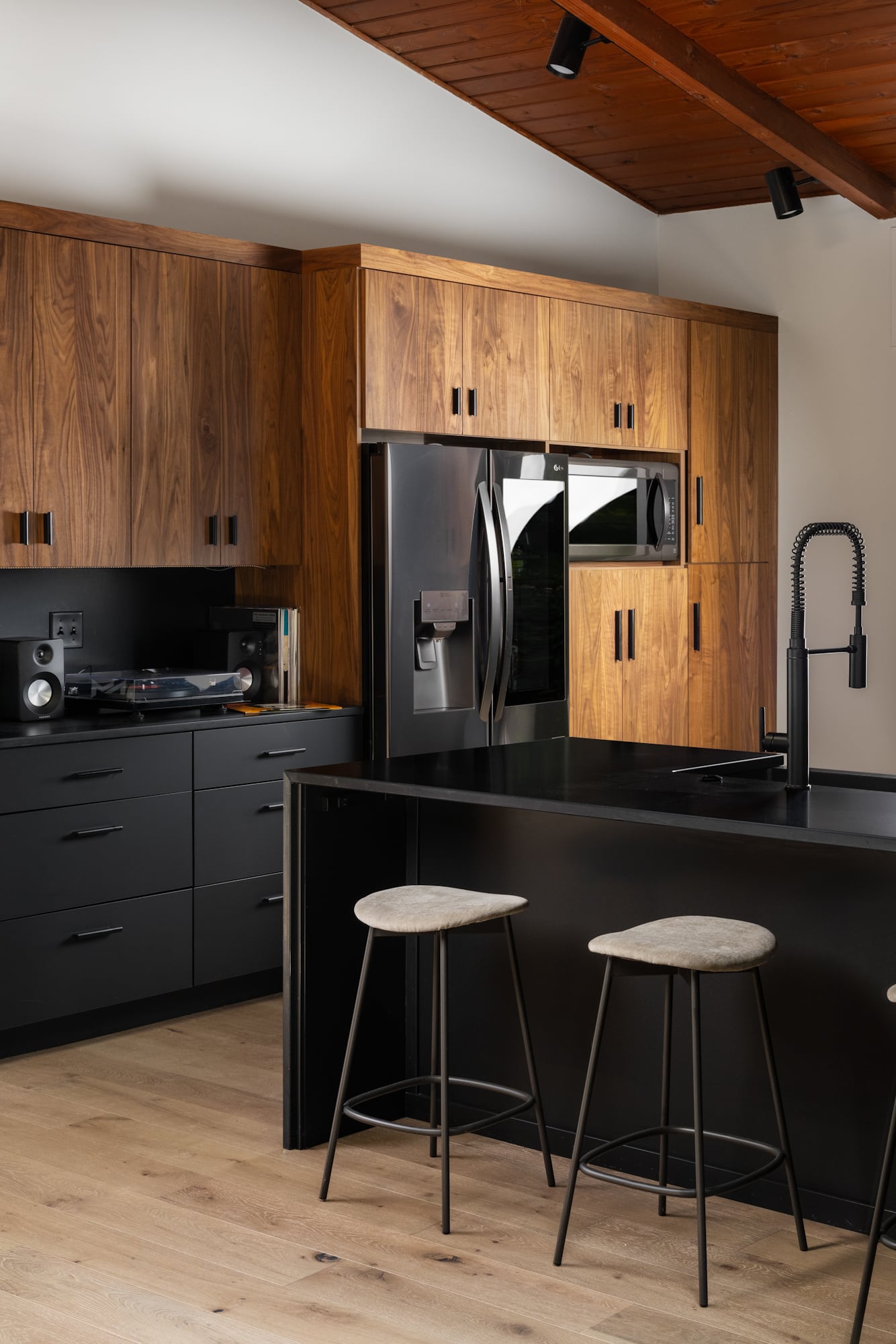 warm and dark kitchen cabinets in KC kitchen remodel with dark cabinets warm and dark kitchen cabinets in KC kitchen remodel with dark cabinets