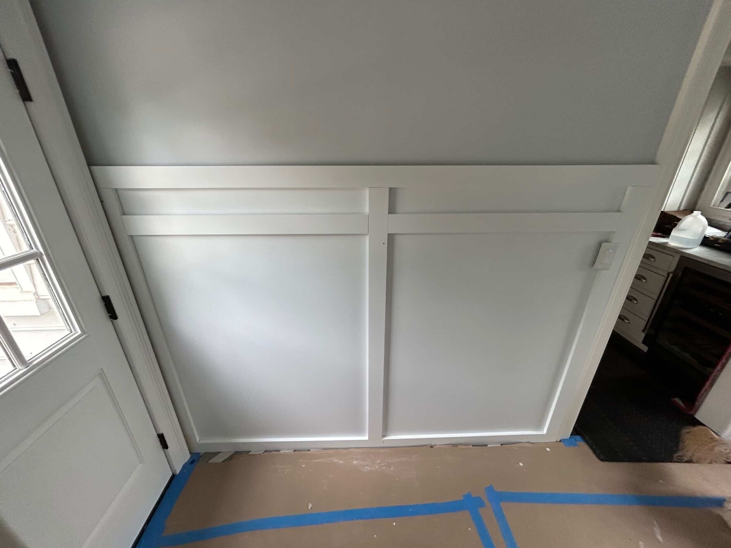 handyman team installed paneling on walls in Mission hills handyman team installed paneling on walls in Mission hills