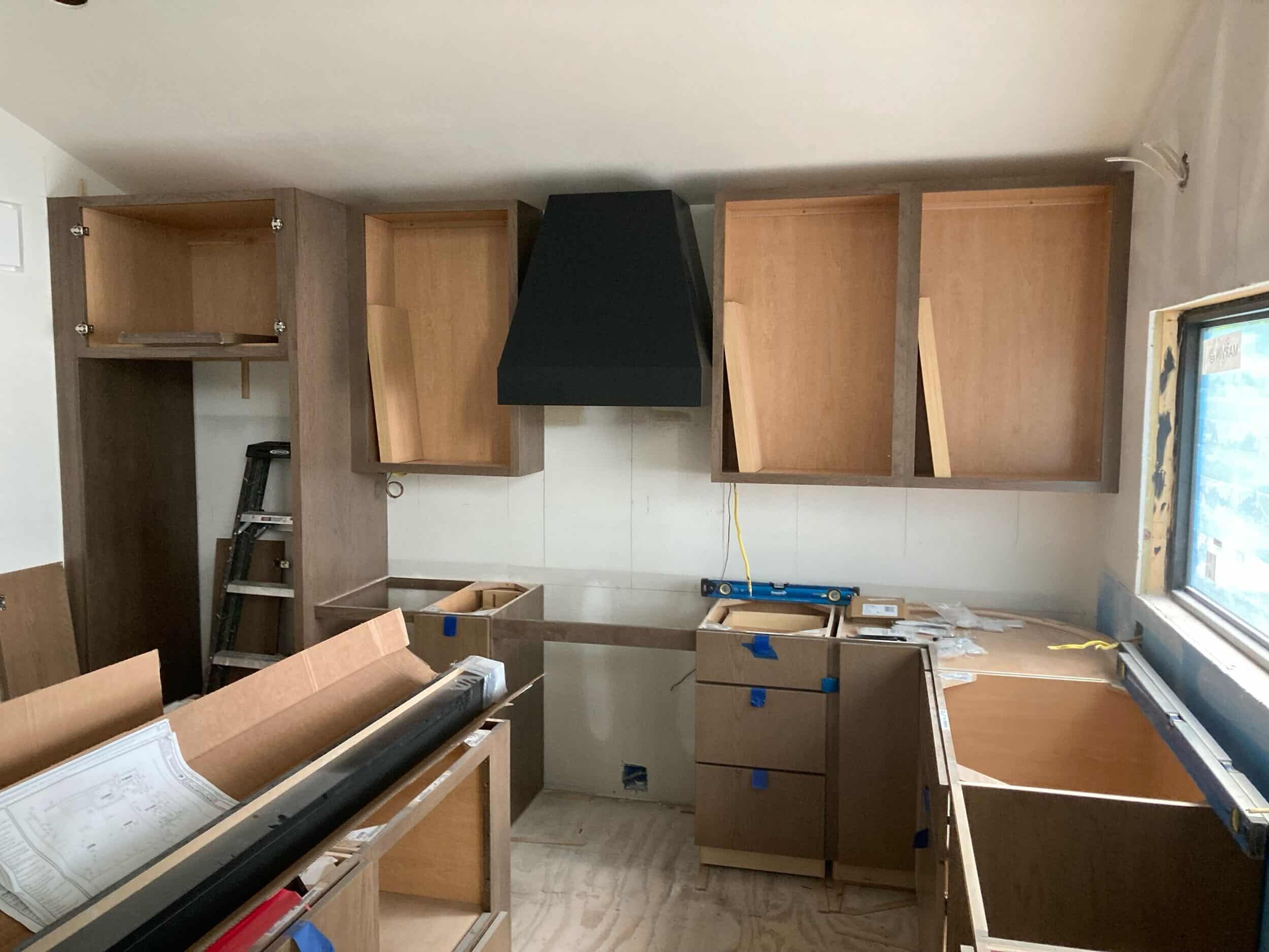 cabinetry installed in lake of the Ozarks kitchen remodel