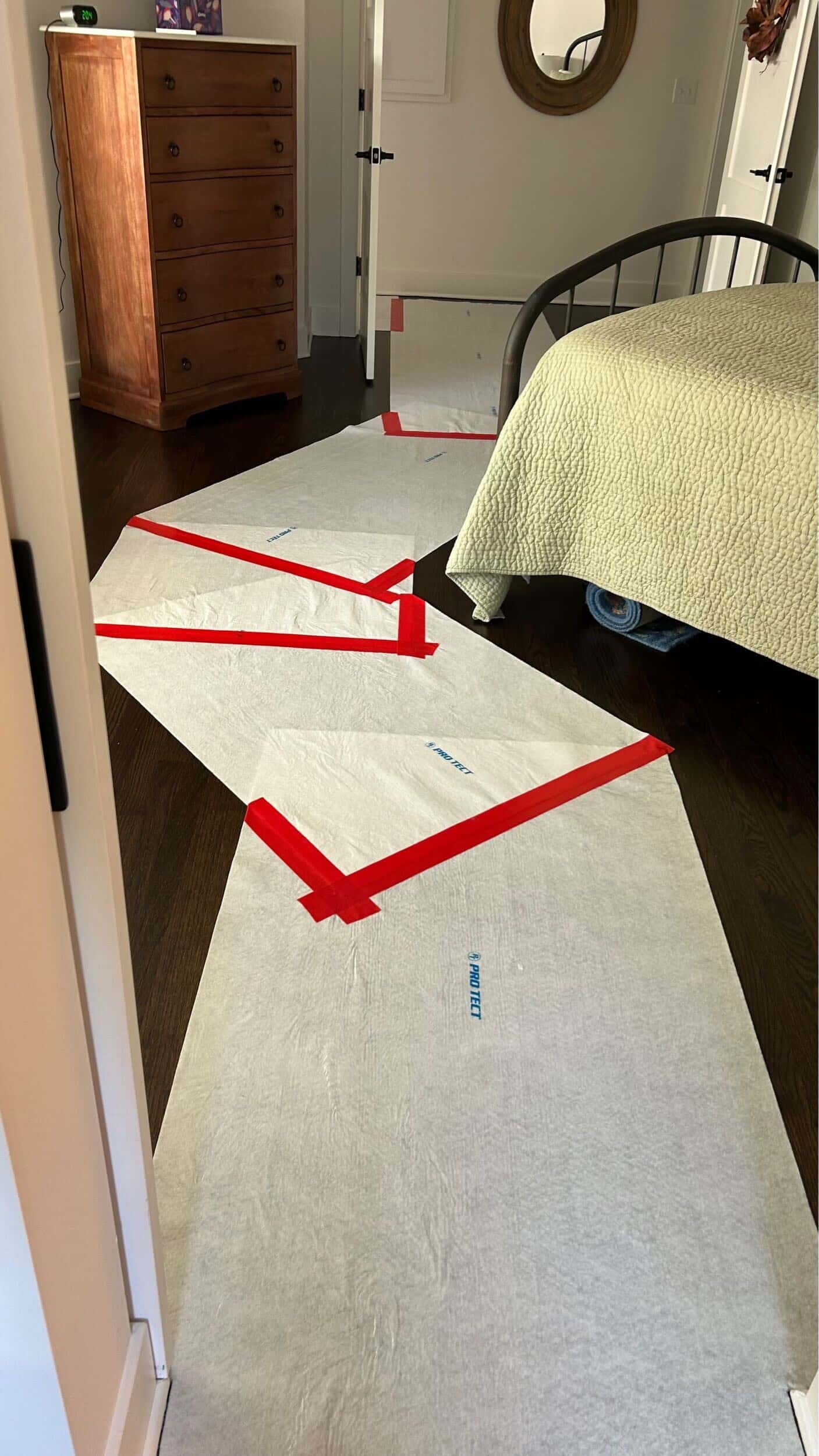 floor protection laid in handyman project to keep the home safe during the project floor protection laid in handyman project to keep the home safe during the project