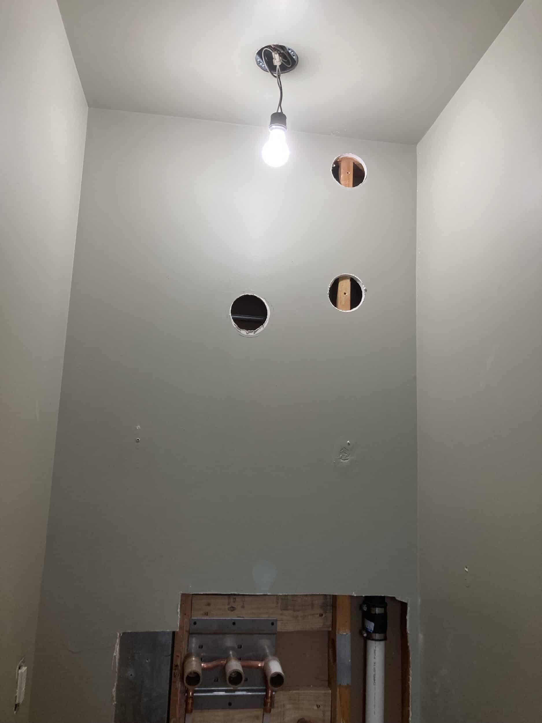 powder bath drywall updates