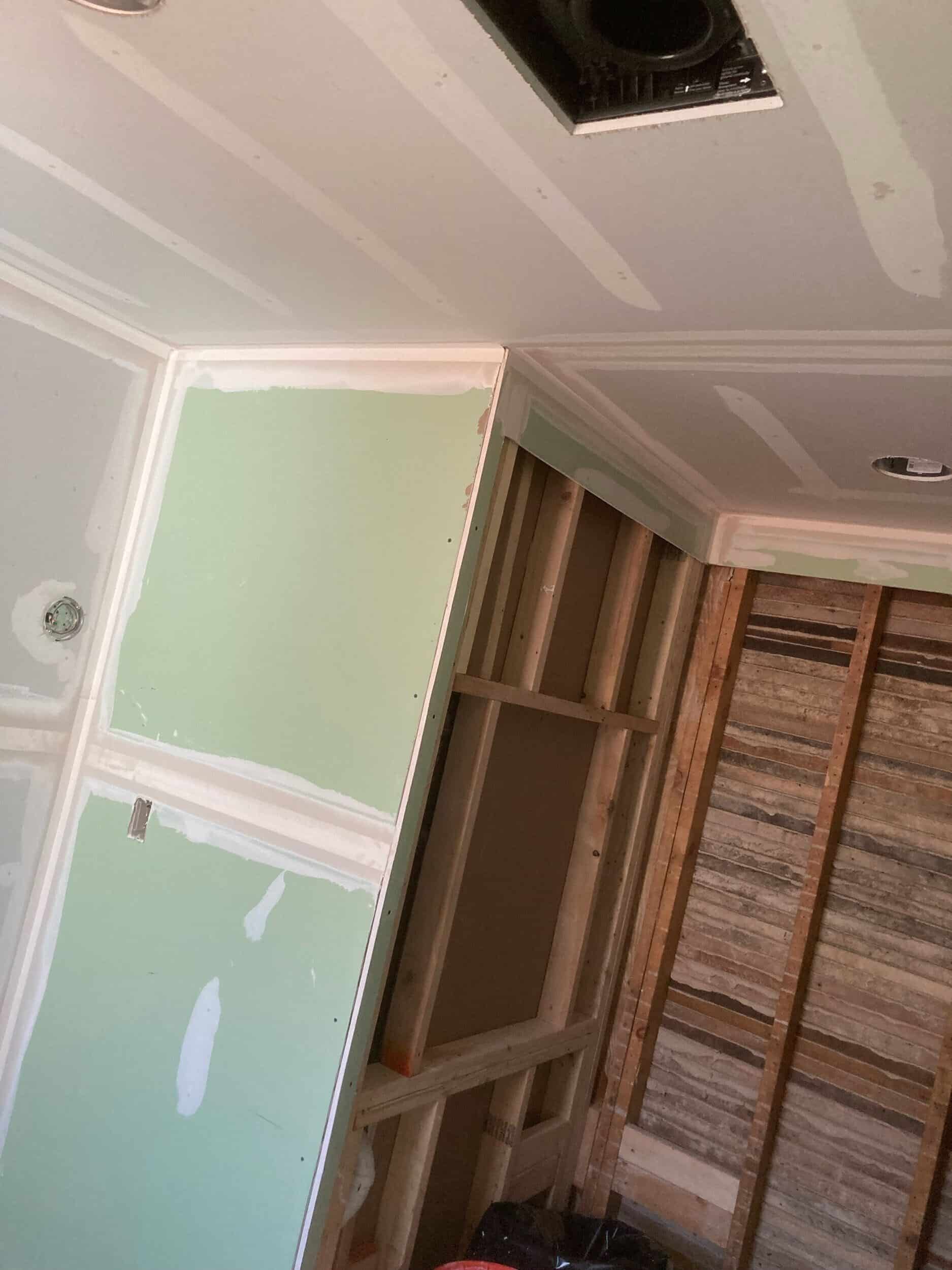 framing new shower
