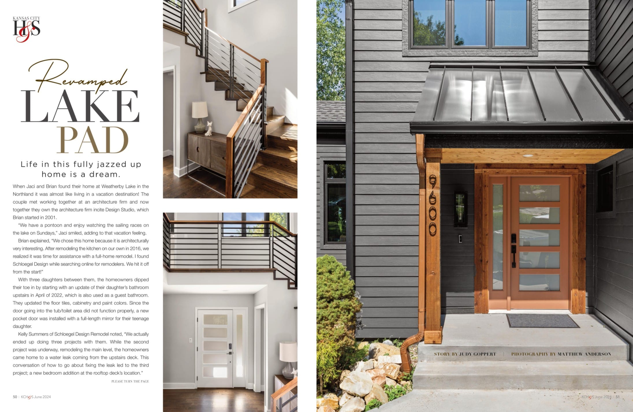KCHS_Revamped_lake_pad_June_2024 Revamped lake pad article in Kansas City Homes & Style