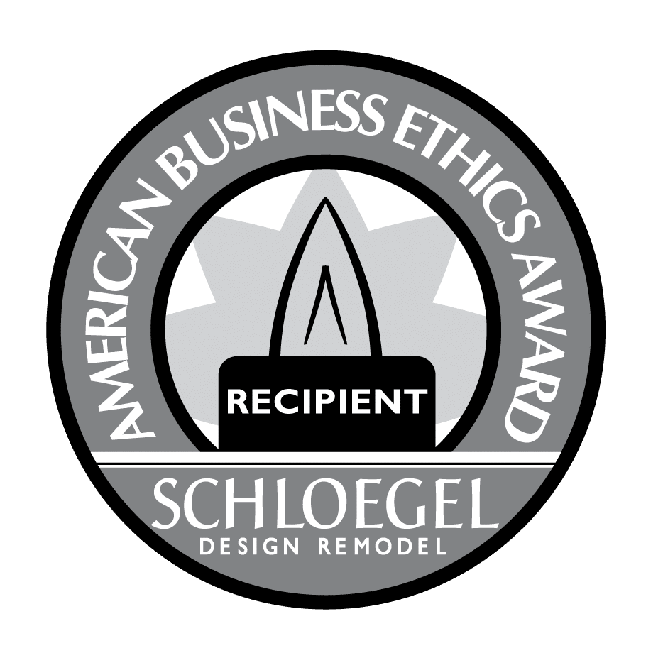 Schloegel Business Ethics logo American Business Ethics Award Recipient Schloegel Design Remodel