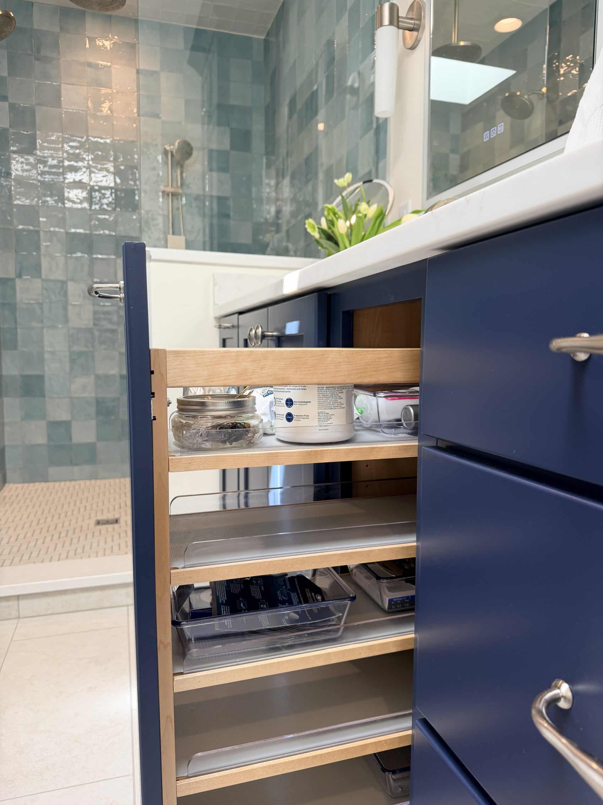 custom cabinetry and storage solutions in bathroom remodel custom cabinetry and storage solutions in bathroom remodel