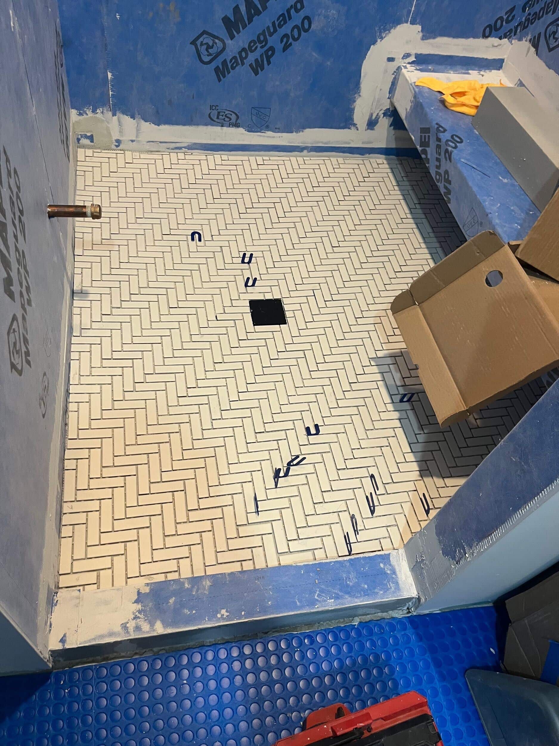 shower floor tile in bathroom remodel shower floor tile in bathroom remodel