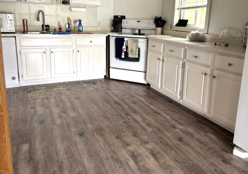 Lake of the Ozarks handyman services floor replacement project in Gravois Mills