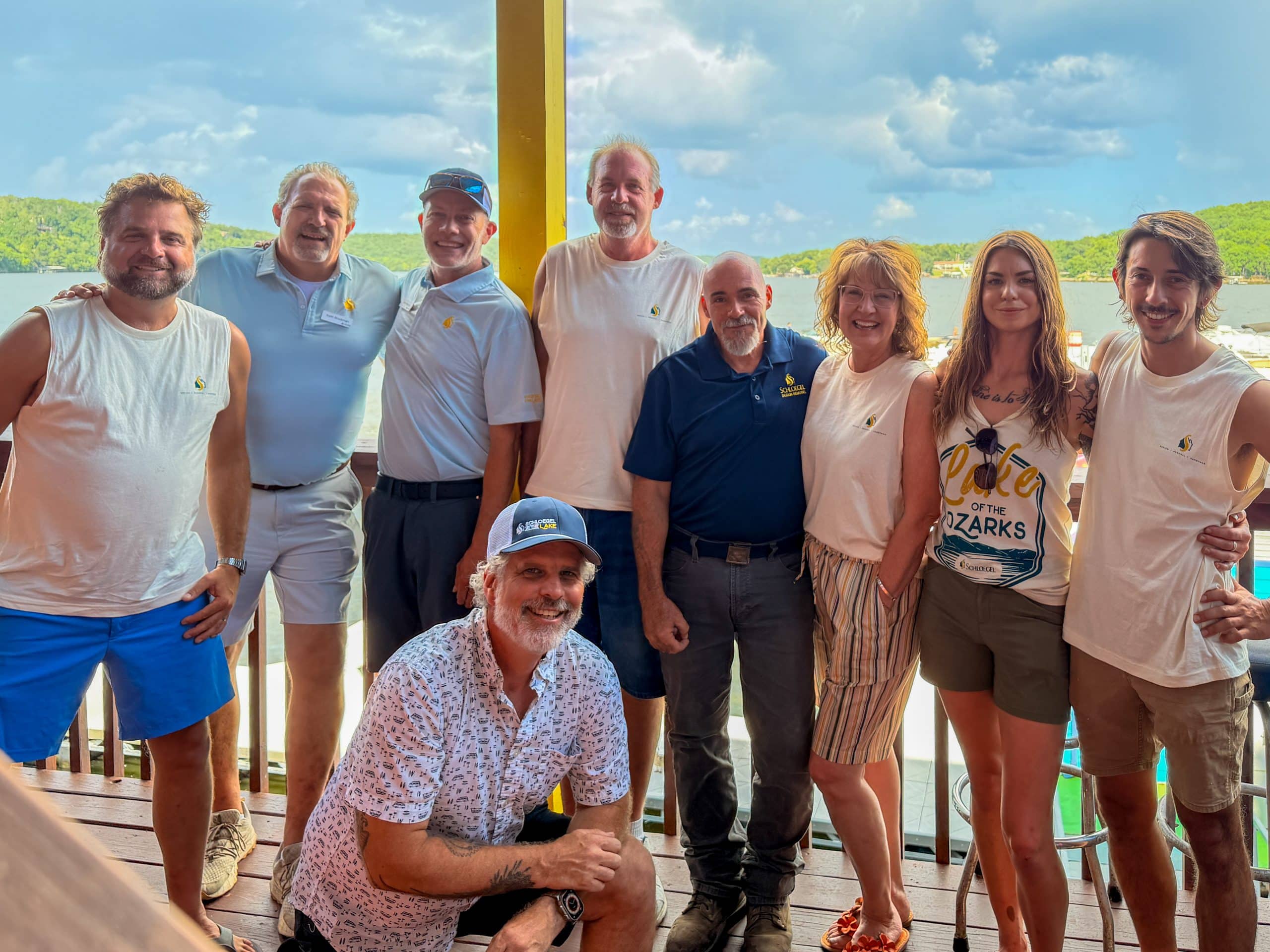 Schloegel lake team group photo