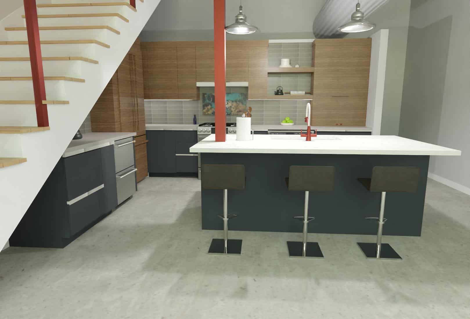 KC Rivermarket condo remodel design and plans KC Rivermarket condo remodel design and plans