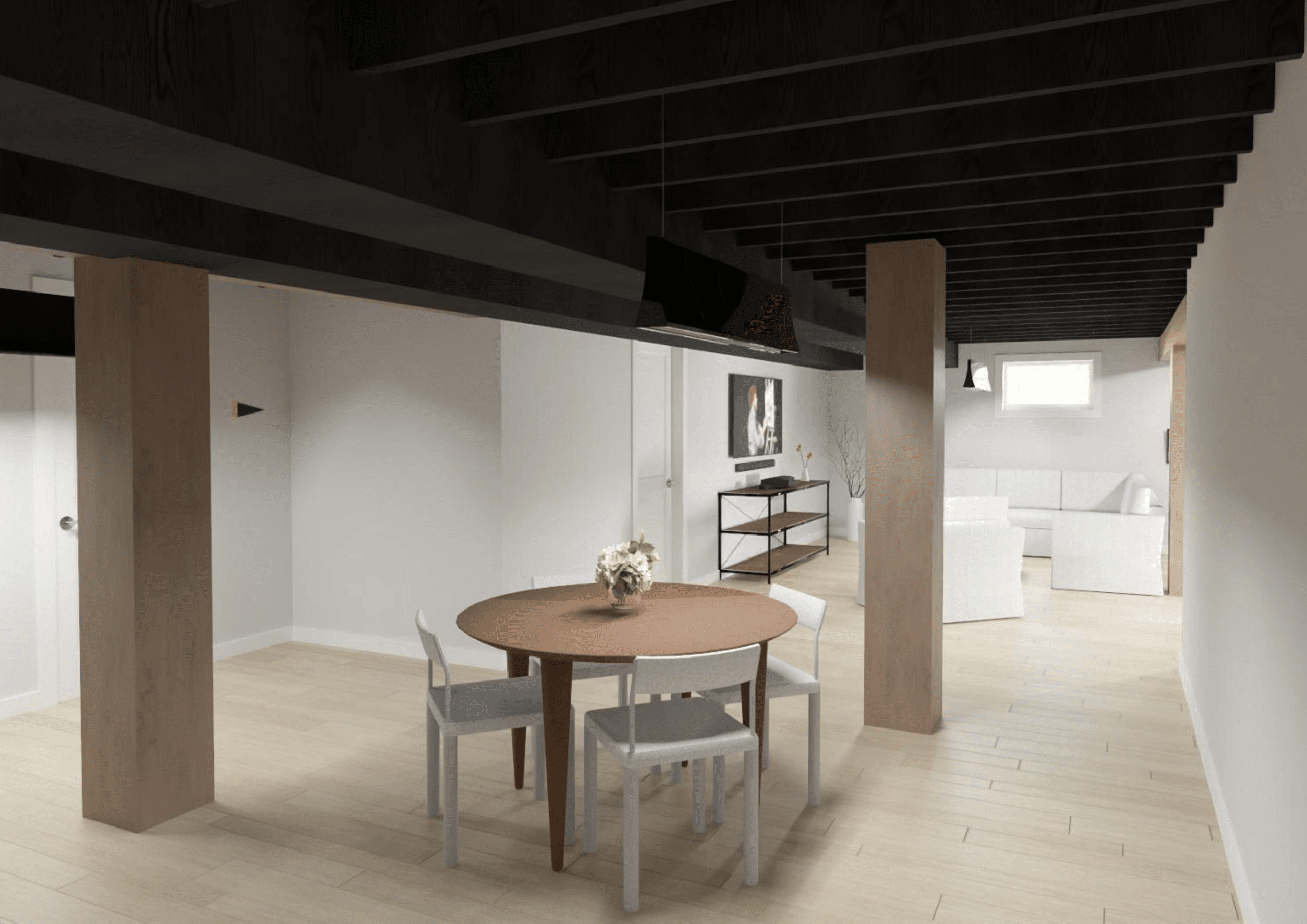 basement 3d rendering before remodel basement 3d rendering before remodel