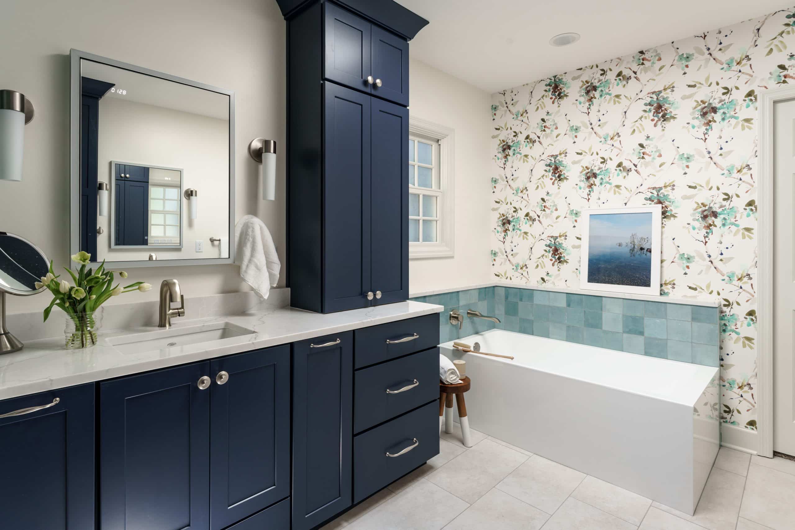johnson county bathroom remodel with custom cabinets johnson county bathroom remodel with custom cabinets