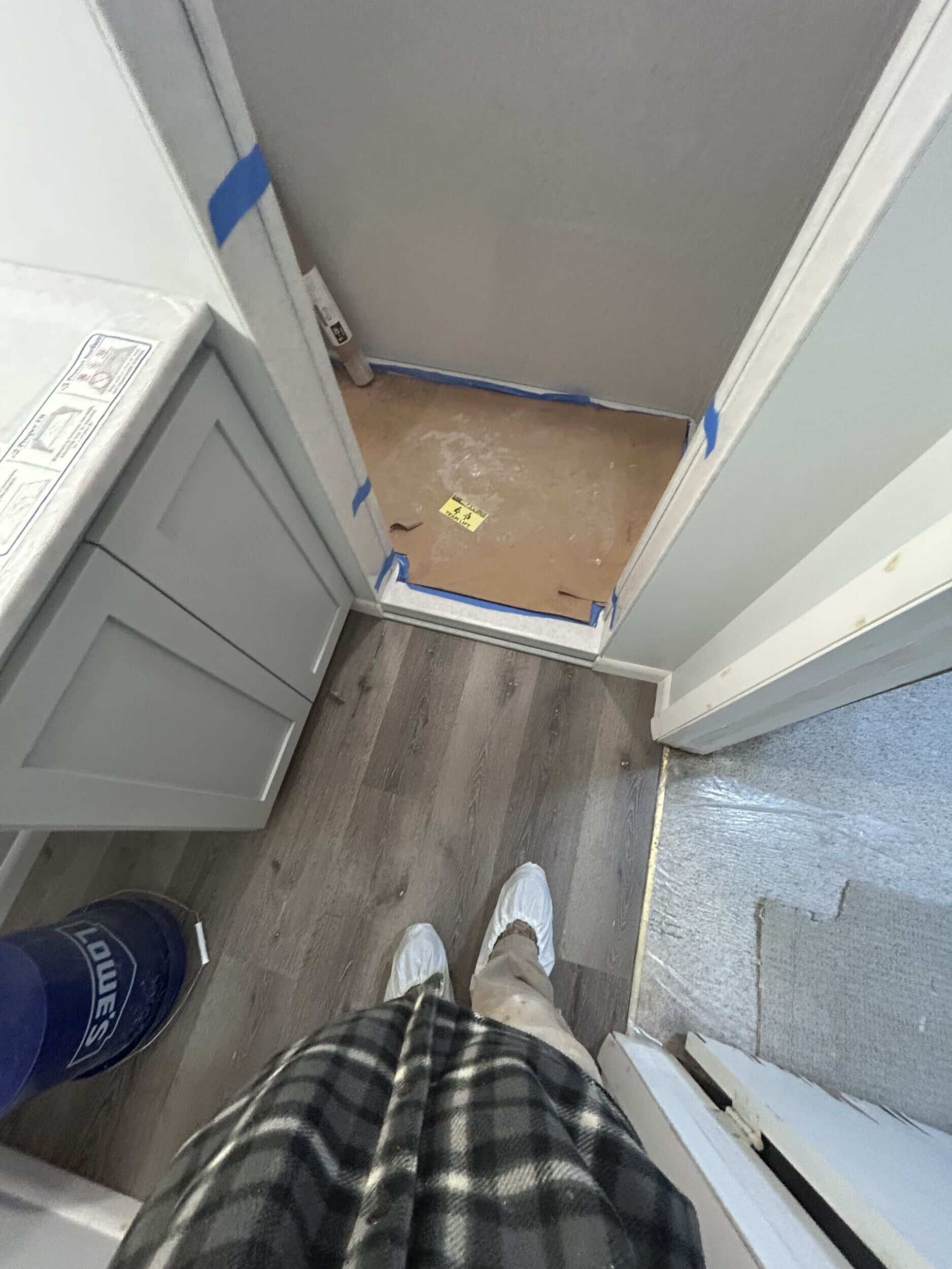 lvt in handyman bath refresh