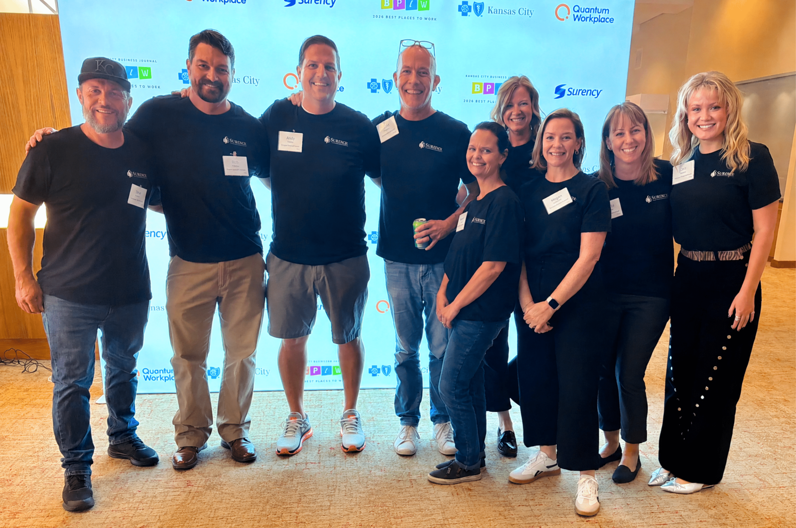 Schloegel team at Best Places to work event 2026